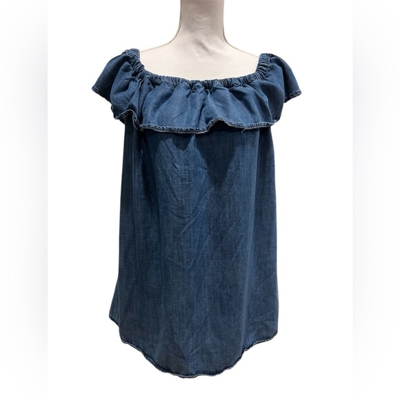 Spoon Jeans Soft Denim Dress - Picture 1 of 5